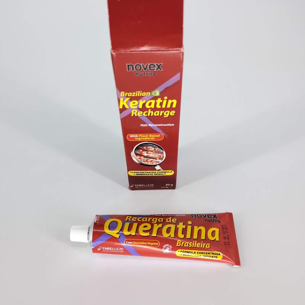 Embelleze Novex Brazilian Keratin Recharge Hair Reconstruction Leave-In 2.8 oz